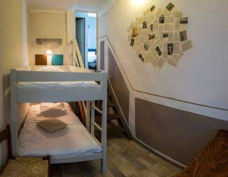 Lits superposés chambre d'Hôtel Cannes 