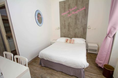 Chambre de François Tassart à l'Hôtel à Cannes